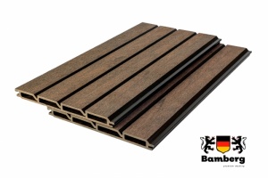 Заборная доска из ДПК Bamberg Nordic, Brazilian Walnut