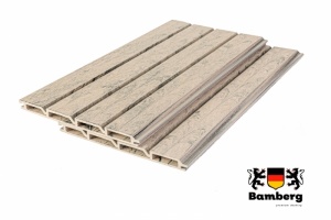 Заборная доска из ДПК Bamberg Nordic, Karelian Birch