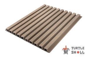 Реечная панель ДПК Narrow Lines, Canadian Maple (серая)