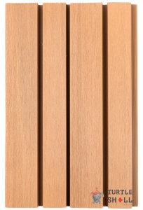 Реечная панель ДПК Turtle Shell Double Lines, Siberian Pine 