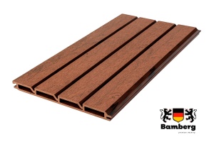 Заборная доска из ДПК Bamberg Nordic, African Bubinga